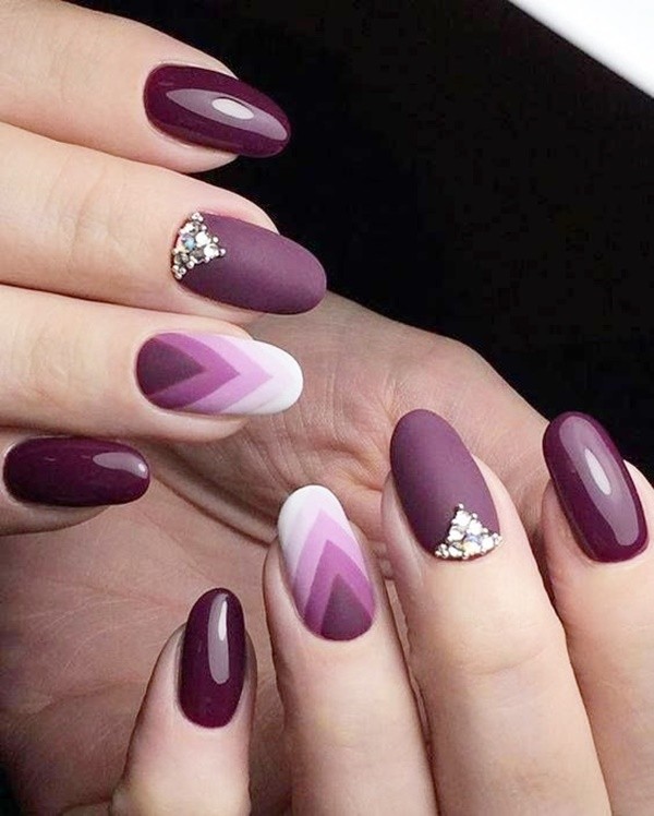 Fall Inspired Matte Nail Art Designs