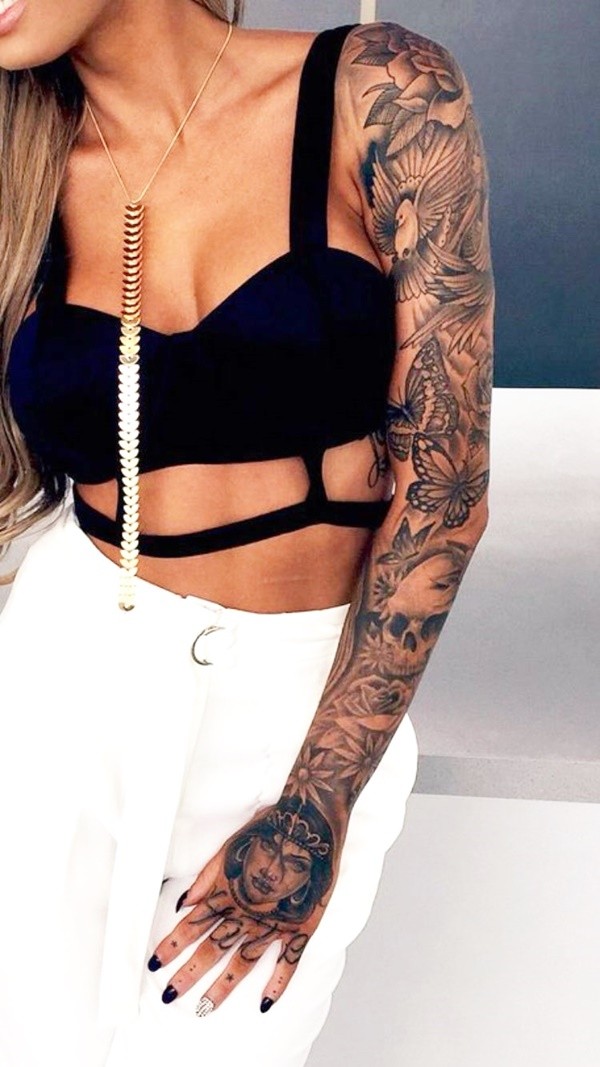 Attractive Sleeve Tattoo Ideas For Women