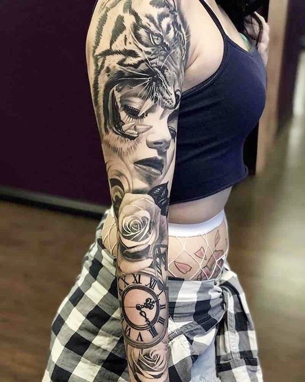 Attractive Sleeve Tattoo Ideas For Women