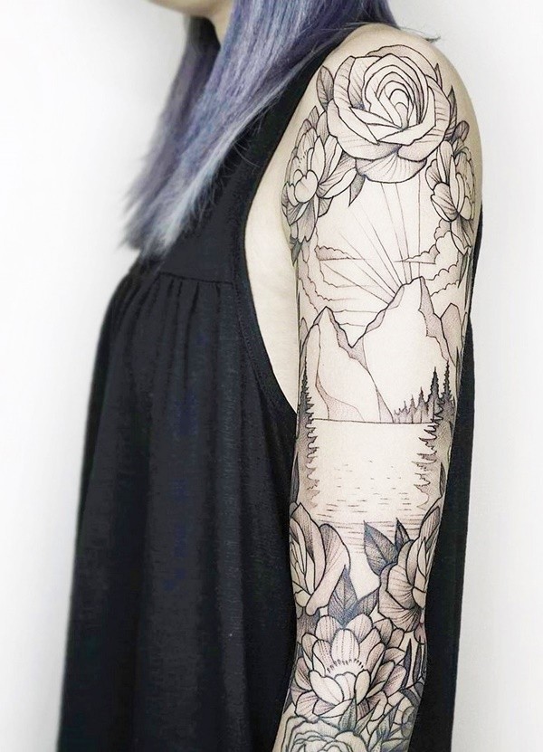 Attractive Sleeve Tattoo Ideas For Women