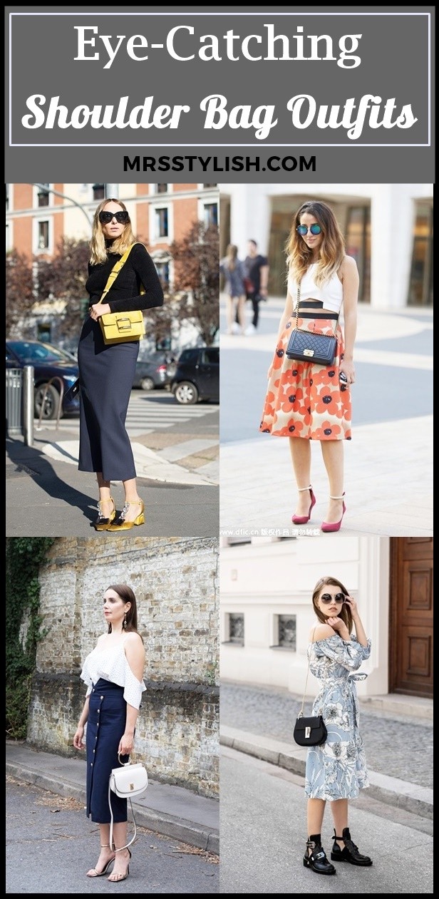 Eye-Catching Shoulder Bag Outfits