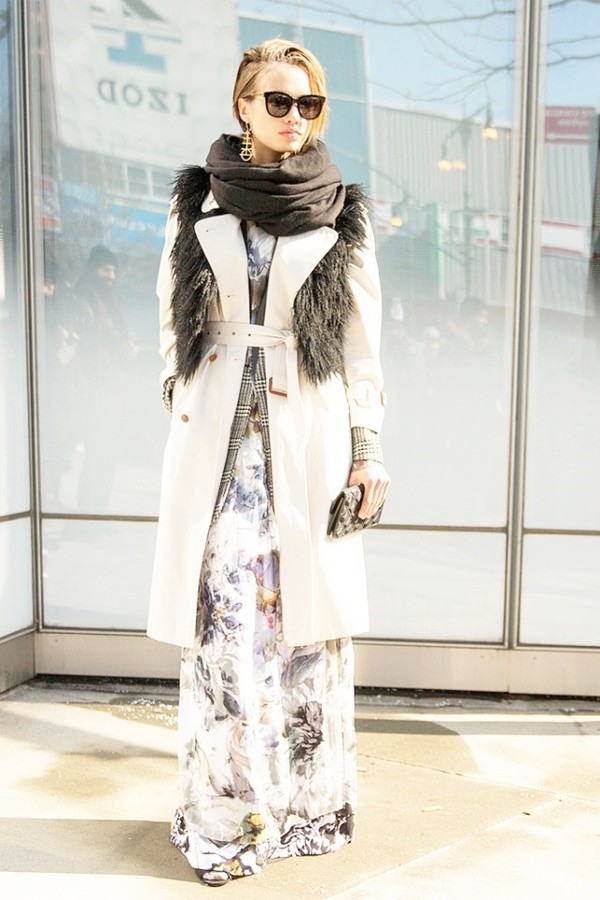 Ways To Wear A Maxi Dress In Winter