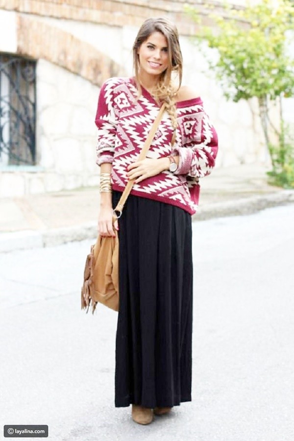 Ways To Wear A Maxi Dress In Winter