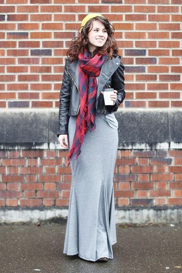 Ways To Wear A Maxi Dress In Winter