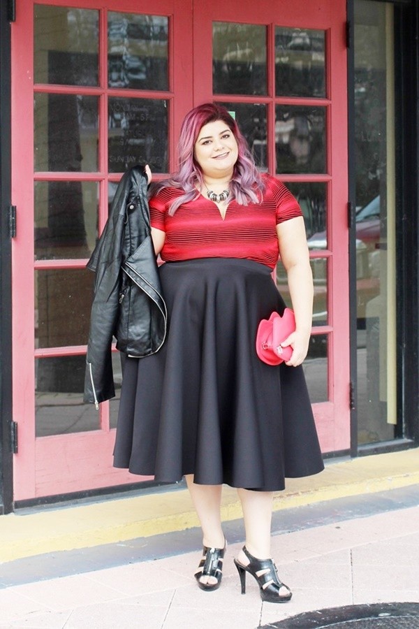 Cute and Preppy Date Night Outfits for Plus Size Women