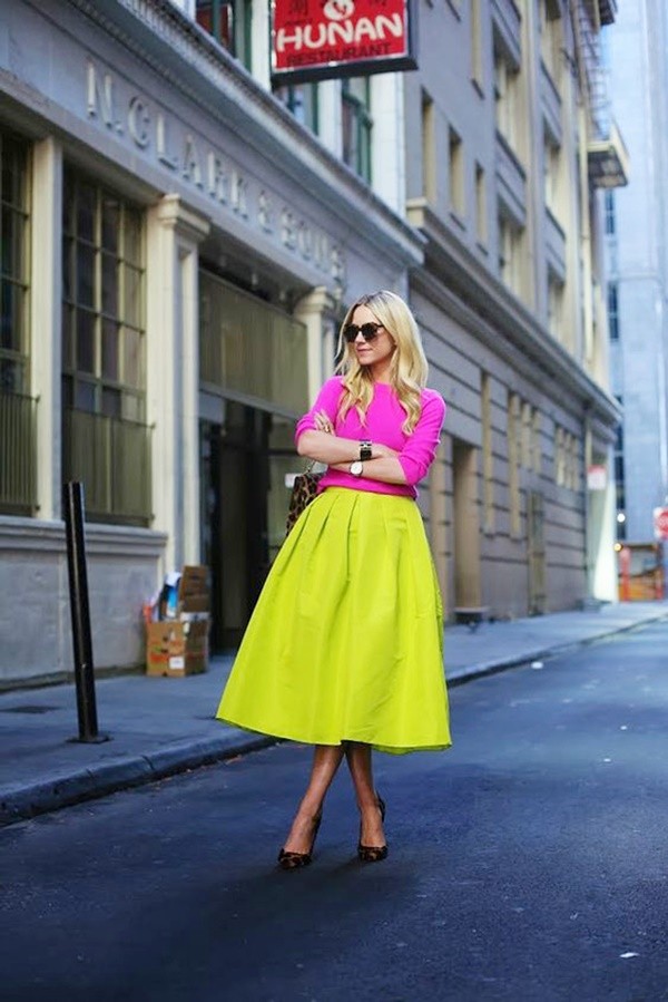 Beautiful Vibrant Color Outfits To Shine Over This World