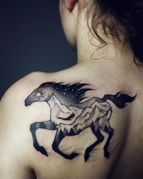 Bold Illustrations Blackwork Tattoos