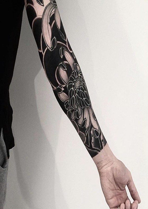 Bold Illustrations Blackwork Tattoos