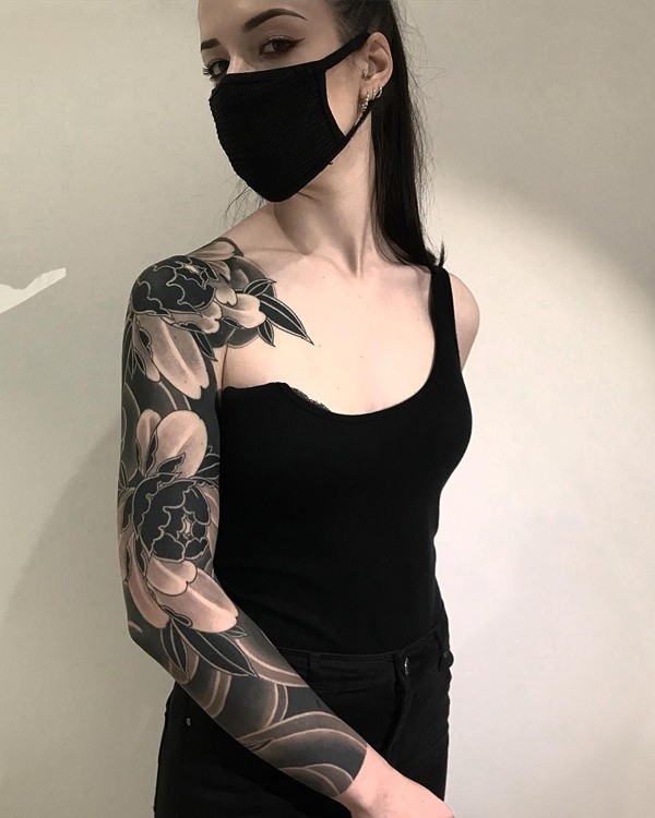 Bold Illustrations Blackwork Tattoos