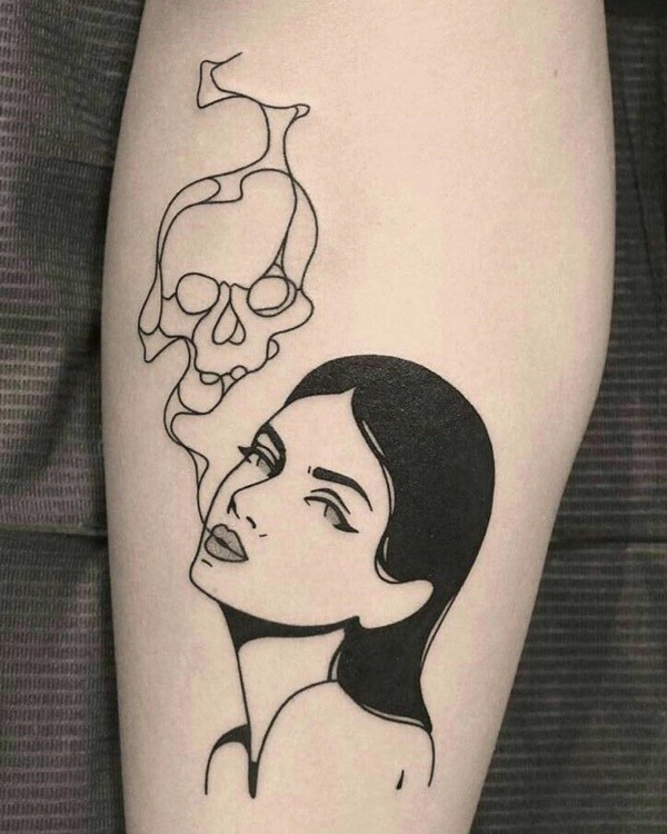 Bold Illustrations Blackwork Tattoos