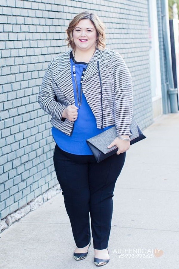 Comfortable Work Outfit Ideas For Plus Size Women