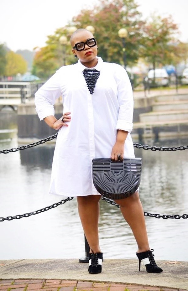 all white outfits for plus size women