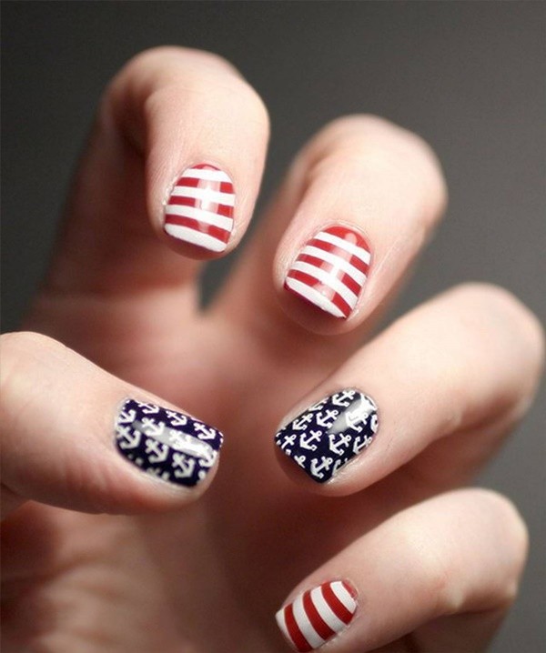 Patriotic 4th of July Nail Arts Ideas