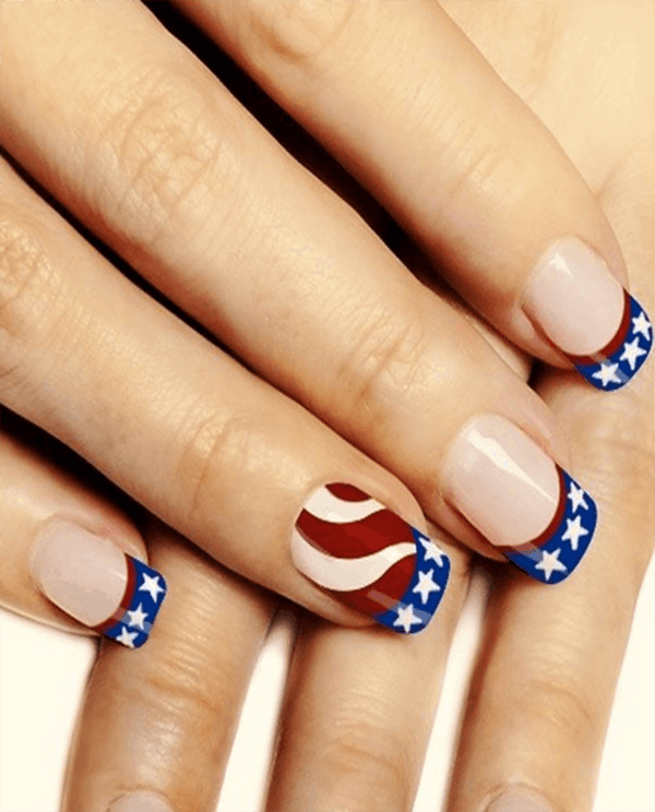 Patriotic 4th of July Nail Arts Ideas