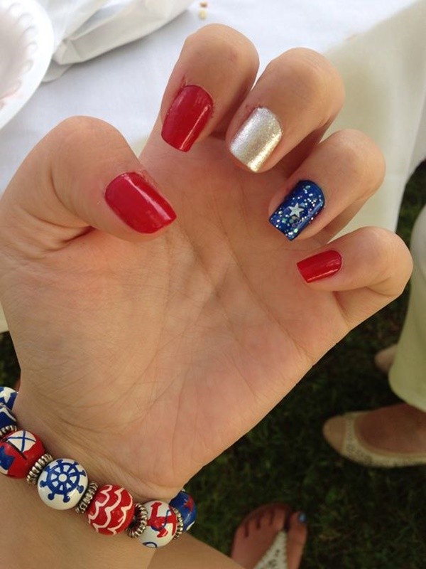 Patriotic 4th of July Nail Arts Ideas