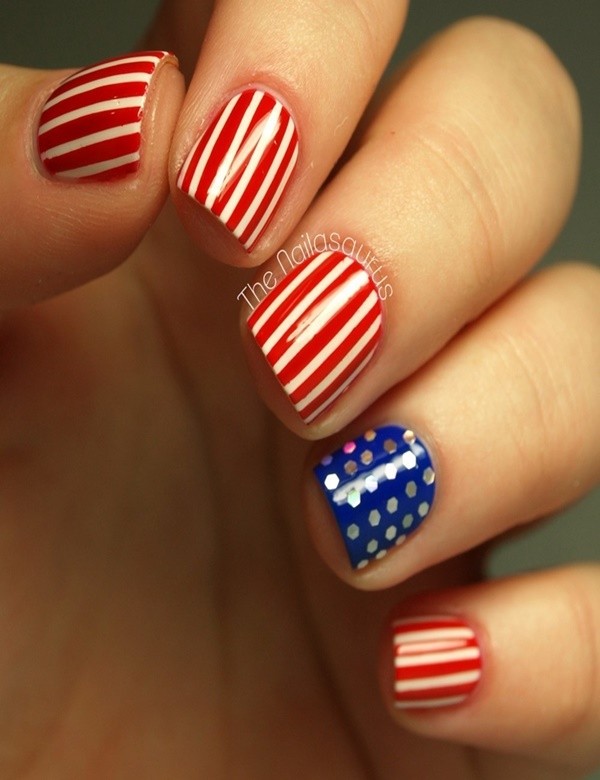 Patriotic 4th of July Nail Arts Ideas