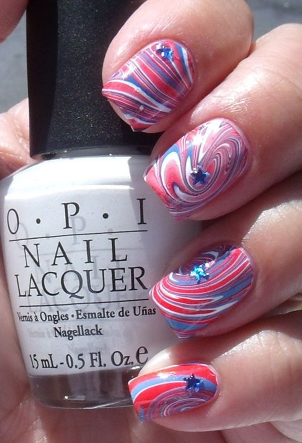 Patriotic 4th of July Nail Arts Ideas