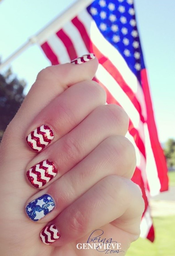 Patriotic 4th of July Nail Arts Ideas