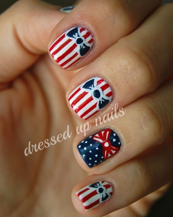 Patriotic 4th of July Nail Arts Ideas