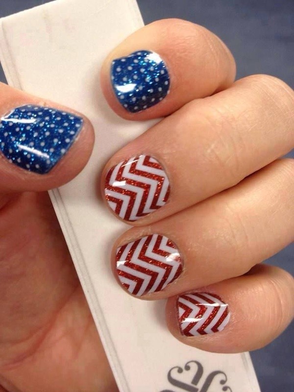 Patriotic 4th of July Nail Arts Ideas