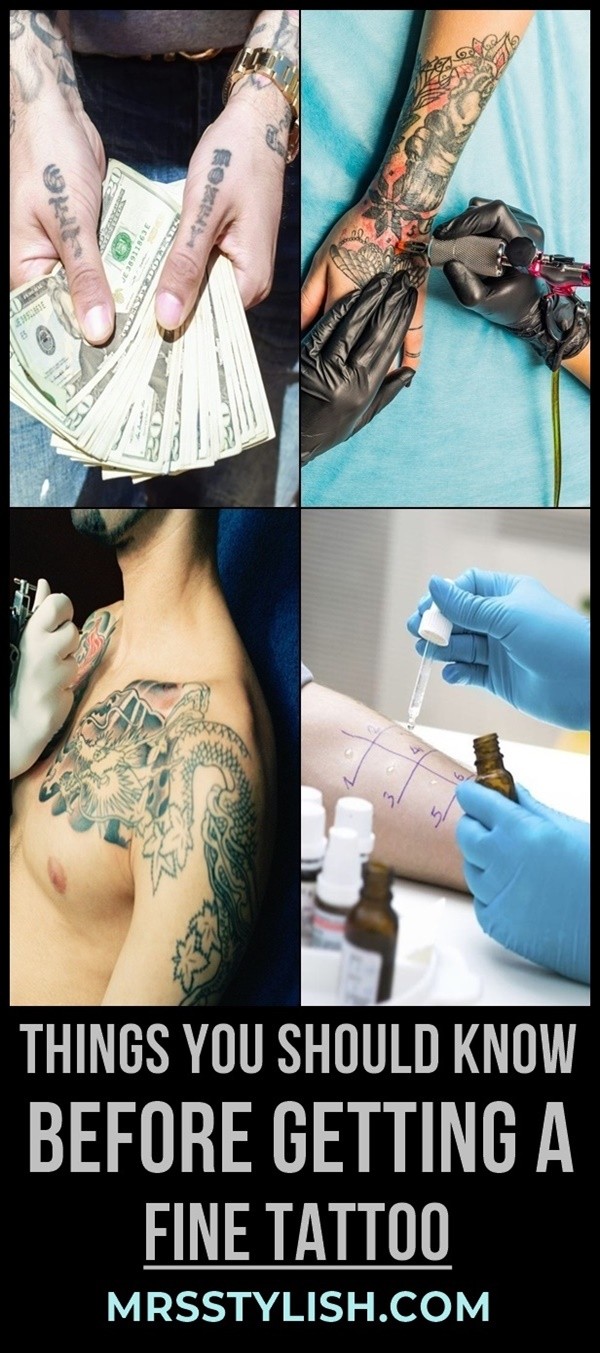 Things You Should Know Before Getting A Fine Tattoo