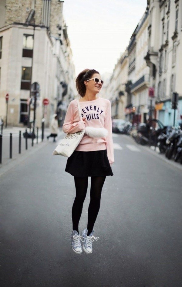 Adorable Winter Outfits With Sneaker