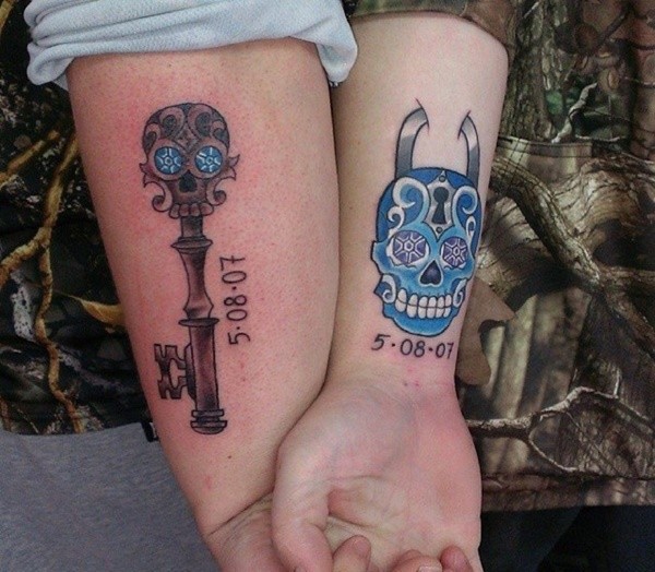 Rare and Matching Couple Tattoo Ideas With Meaning