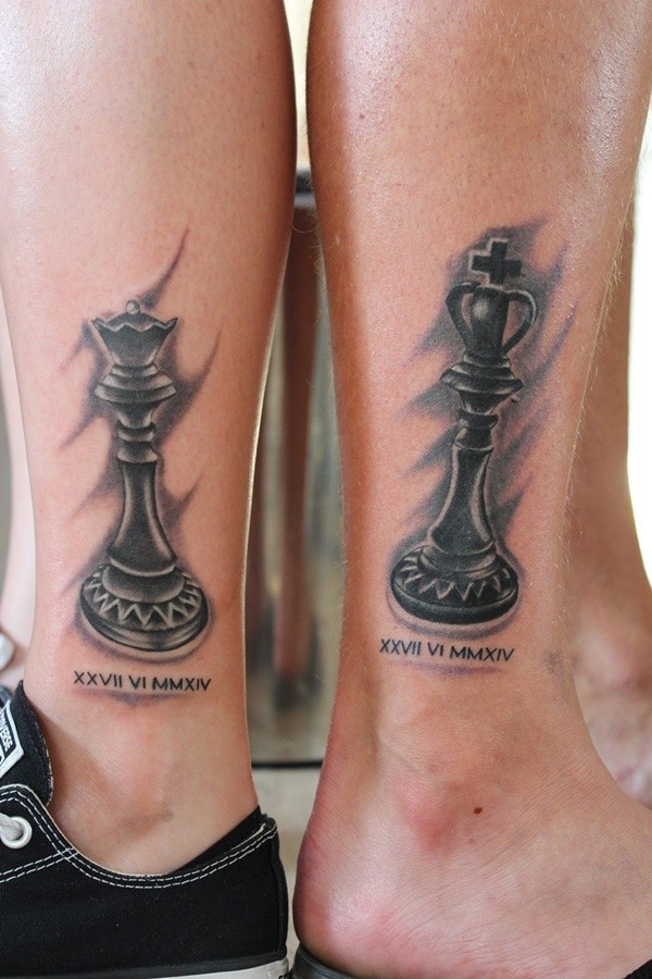 Rare and Matching Couple Tattoo Ideas With Meaning