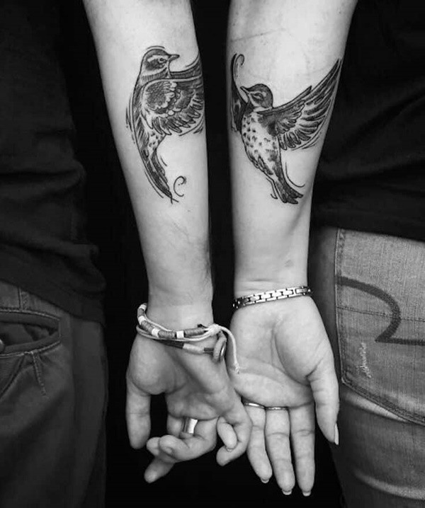 Rare and Matching Couple Tattoo Ideas With Meaning