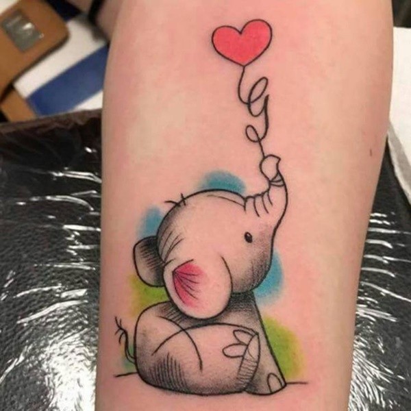40 Significant and Tiny Elephant Tattoo Designs