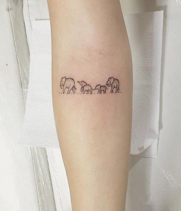 Significant and Tiny Elephant Tattoo Designs