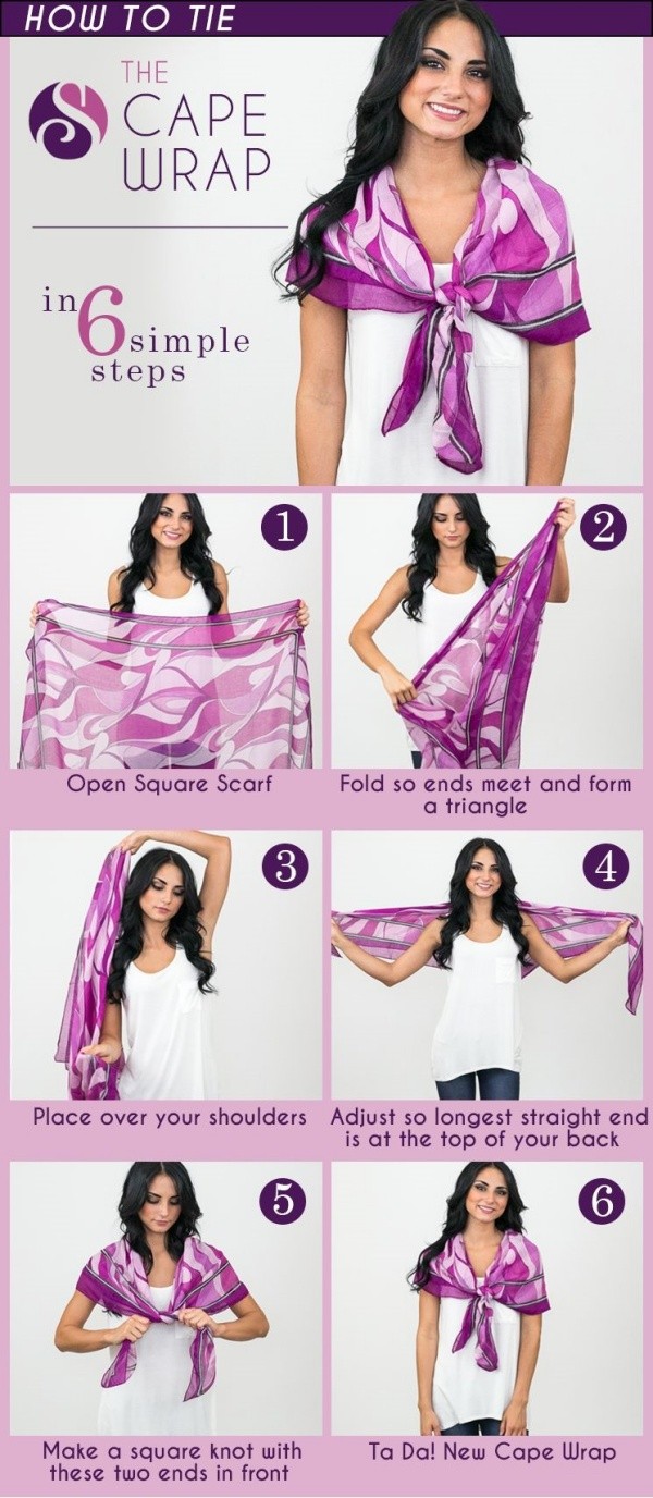 10 Unique Ways To Tie a Scarf