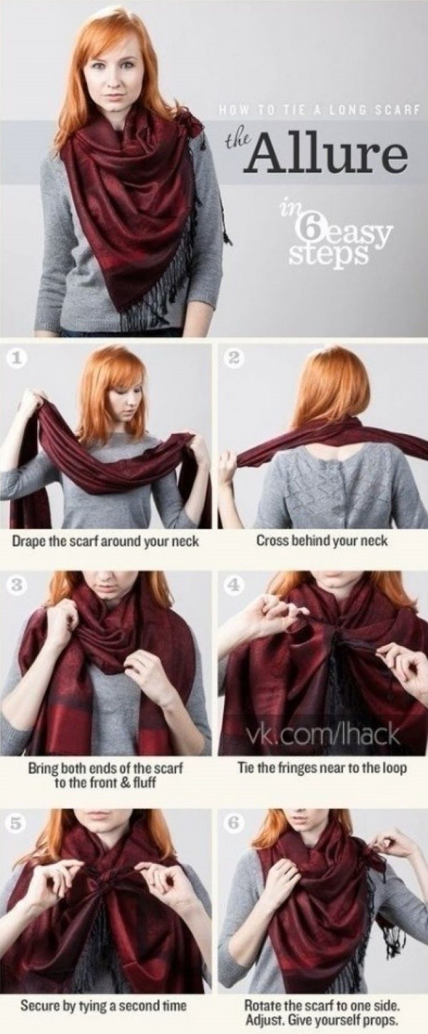 Unique Ways To Tie a Scarf