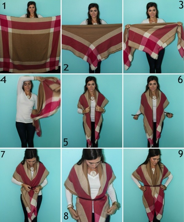 Unique Ways To Tie a Scarf