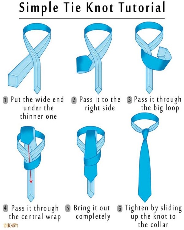 Easy Tie Knot Tutorials for Different Events