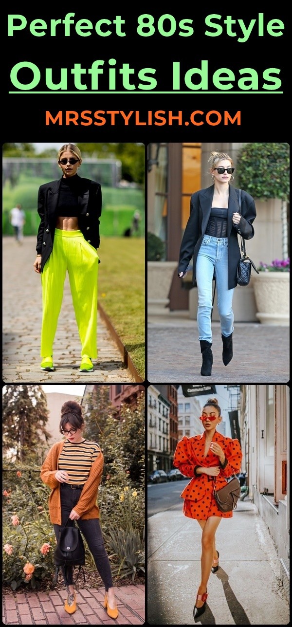 Perfect 80s Style Outfits Ideas