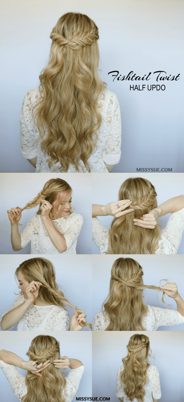 Super Easy Hairstyles That Can Be Done In 2 Minutes