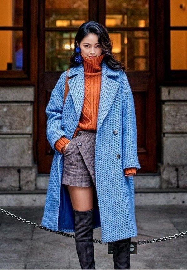 Hot Winter Coat Outfit Ideas For Cold Days