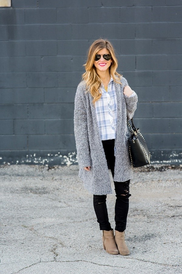 Lovely Plaid Outfits To Keep You Warm This Winter