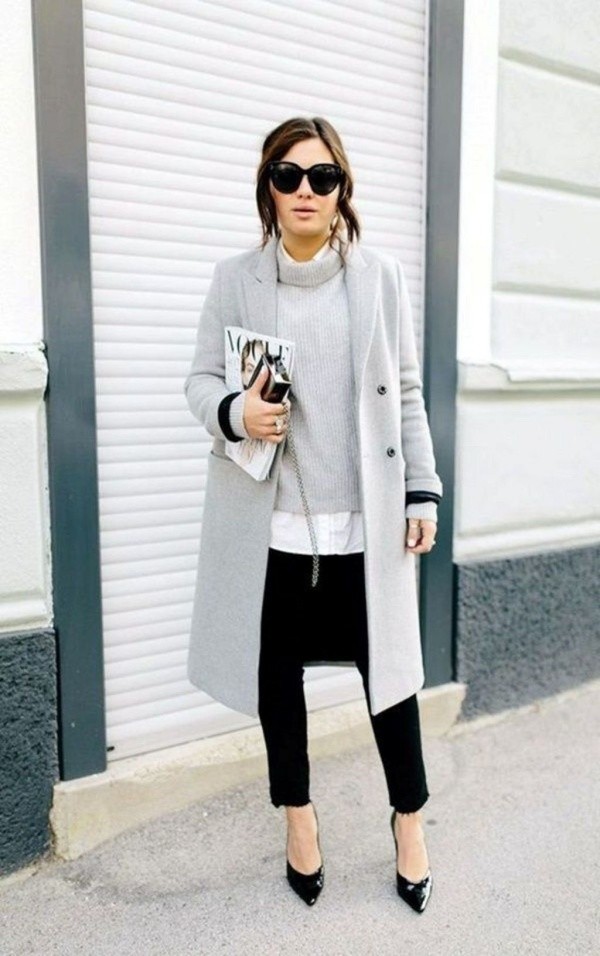 Non-Boring Casual Winter Work Outfit Ideas