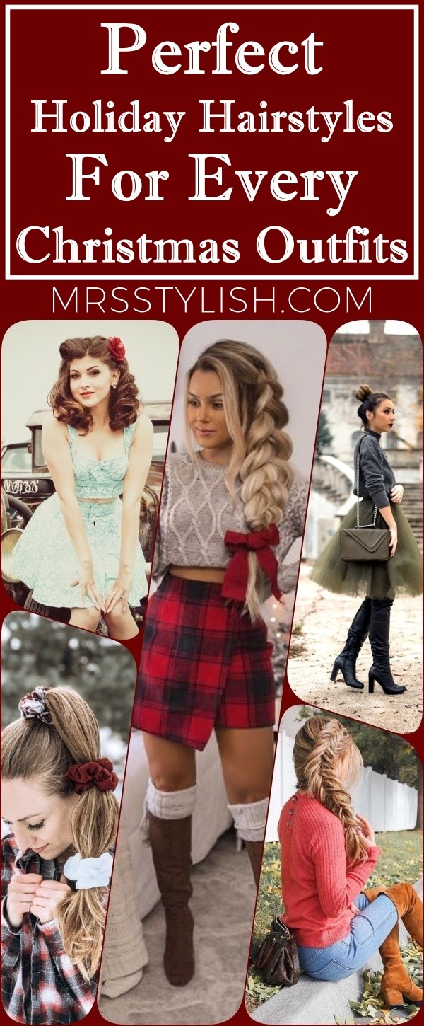 Perfect Holiday Hairstyles For Every Christmas Outfits