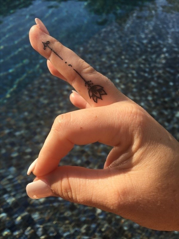 Small and Cute Finger Tattoo Designs and Ideas