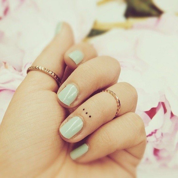 Small and Cute Finger Tattoo Designs and Ideas