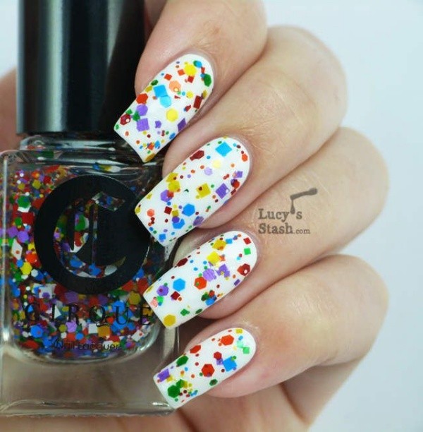 Trendy Nail Art Designs For New Year Eve