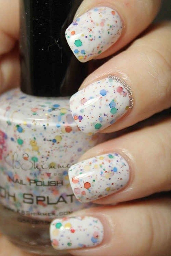 Trendy Nail Art Designs For New Year Eve