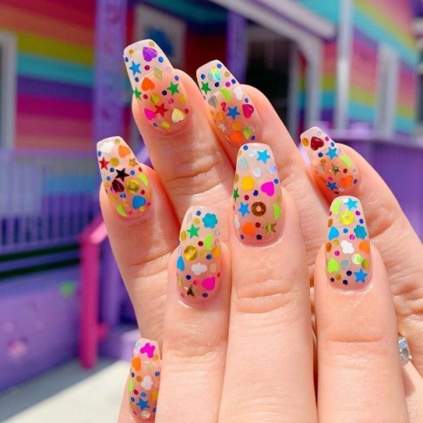 Trendy Nail Art Designs For New Year Eve