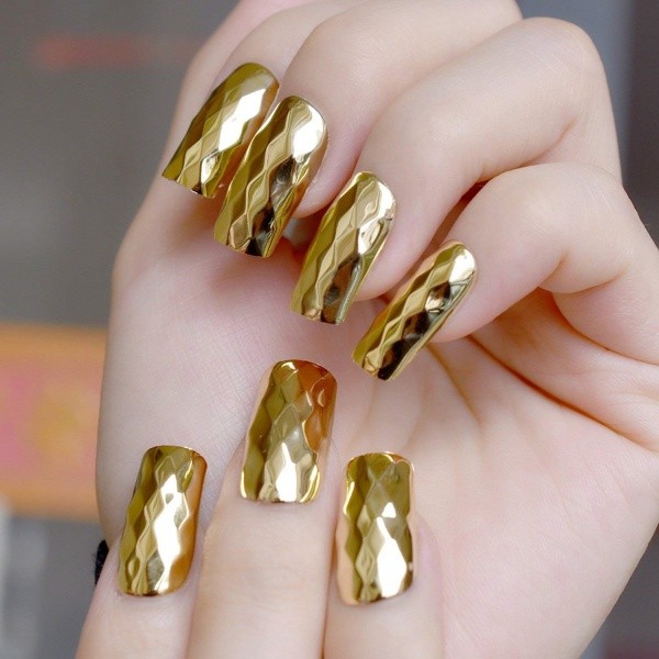 Trendy Nail Art Designs For New Year Eve