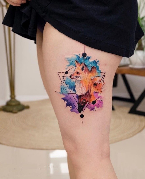 Turn Your Body Into a Canvas With These Watercolors Tattoos